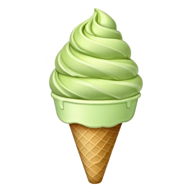 Fancy pistachio ice cream sticker