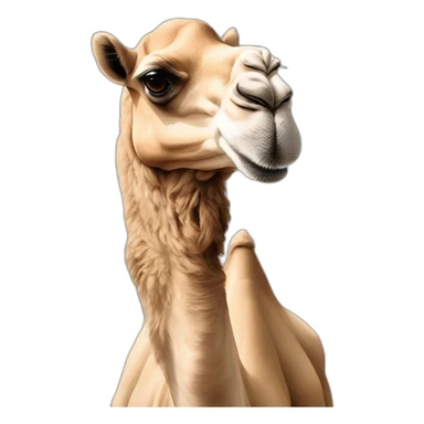 camel in dubai sticker