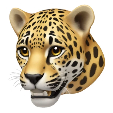 jaguar and artist palette sticker
