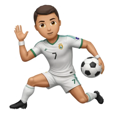 Ronaldo shooting sticker