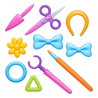 Kids Hair accessories  sticker