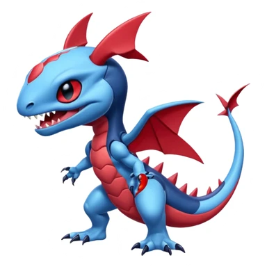 Stitch-Salamence-Venom-Scizor-Heliolisk-Amaura-fusion sticker