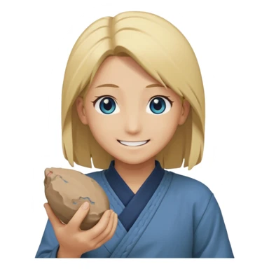 Can you create an emote for me referencing the character Deidara from the Naruto series sticker