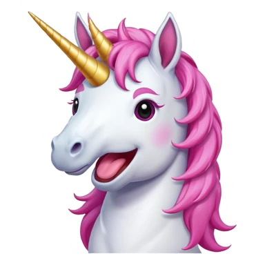 Licorne qui rigole sticker