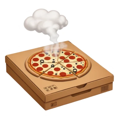 pizza box sticker