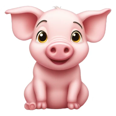 Piglet from Winnie the Pooh sticker