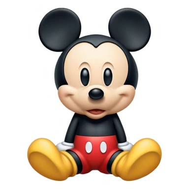 Sad Mickey Mouse  sticker