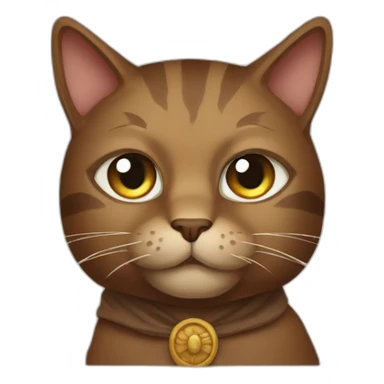 brown-cat-dressed-as-odysseus sticker