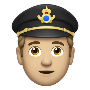 Macron as a dictator sticker