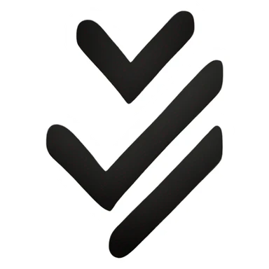 Finished checkmark sticker