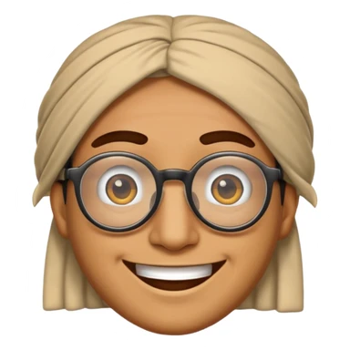 A MULLA EMOJI sticker