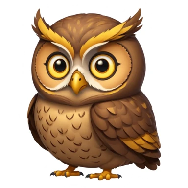 şişko baykuş sticker