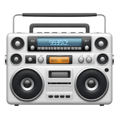 Белый Бумбокс sticker