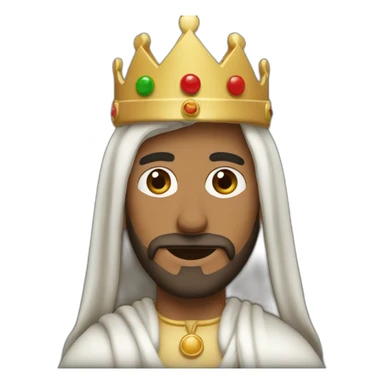 Tres reyes magos siguiendo la estrlla sticker