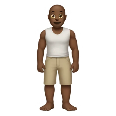 little man with huge feet sticker