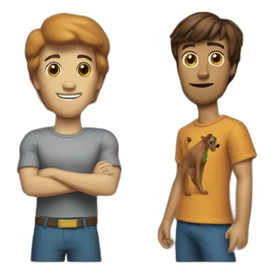 Scooby-doo et samy peur sticker