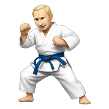 Vladimir Poutine judo sticker