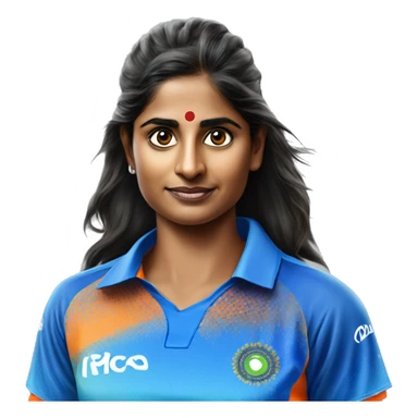 Mithali Raj in Indian Jersery sticker