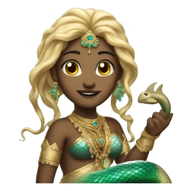 mermaid of India sticker