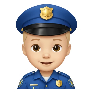 baby police sticker