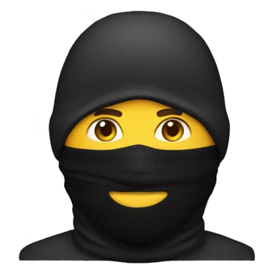 man in a balaclava sticker