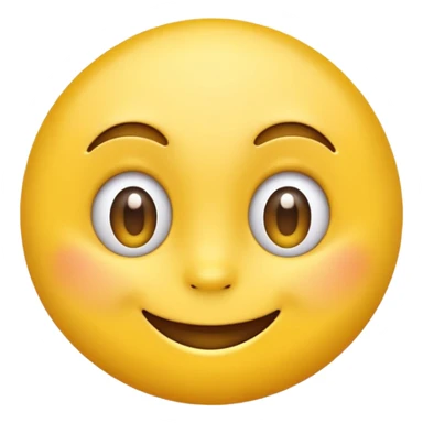 “Create a high-quality, bright yellow emoji with expressive, playful eyes and a big, cheerful smile. It should look cute, funny, and instantly relatable, like the classic 😂 emoji, with smooth shading, a clean design, and a friendly, cartoon style.” sticker