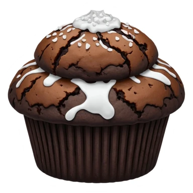 blakc muffin sticker