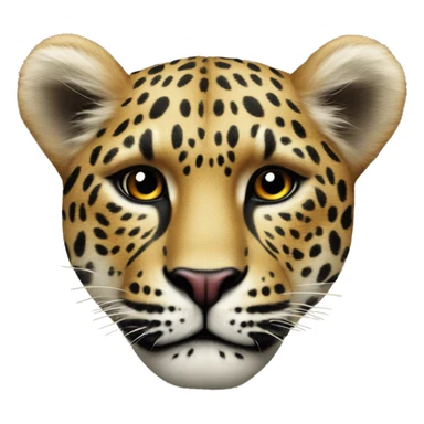 Corazon con estampado de leopardo  sticker