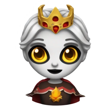 Diablita con corona sticker