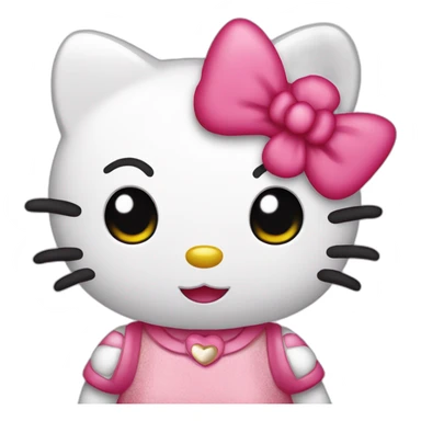 Hello kitty enamorada sticker