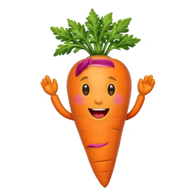 singing carrot sticker