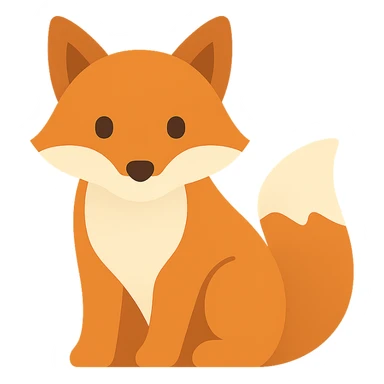 Fox sticker
