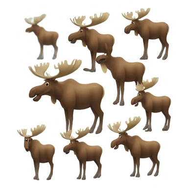 Moose sticker