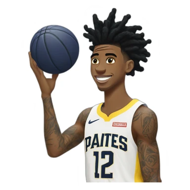 Ja Morant the baller sticker