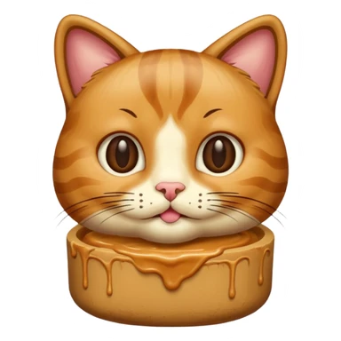 Peanut butter cat sticker