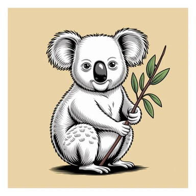 Koala sticker