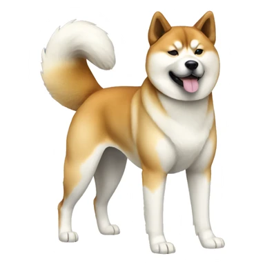 Akita Inu Dog Breed Full Body sticker