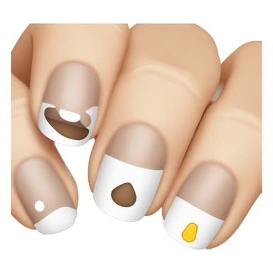 french tips sticker