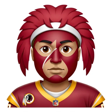 Washington redskins sticker