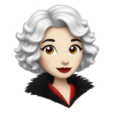 Cruella de Vil sticker