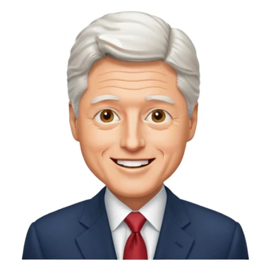 Bill Clinton president sticker