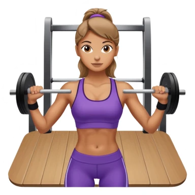 girl gym sticker