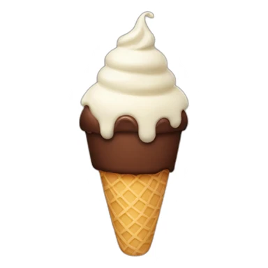 icecream chocolate mauntain sticker