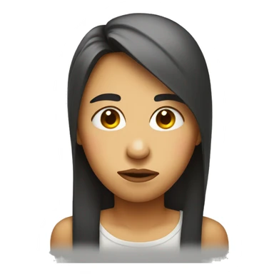 face with lip pouting sticker