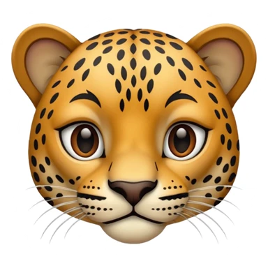 Bisous motif léopard  sticker