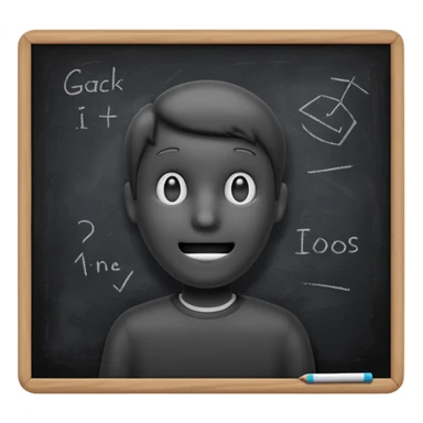 School Chalkboard sticker