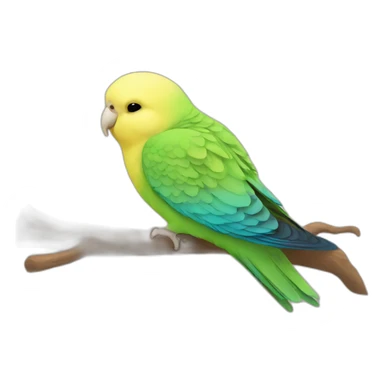 budgerigar sleep sticker
