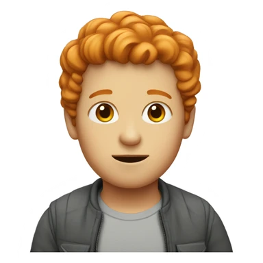 small ginger person sticker