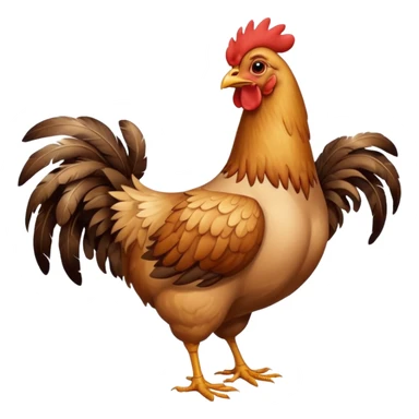 chicken full body and with coffe sticker