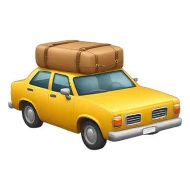 Transport de bagages en voiture  sticker